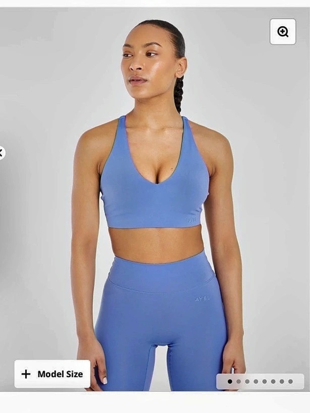 AYBL Women's cobalt Blue Sports bra XXL